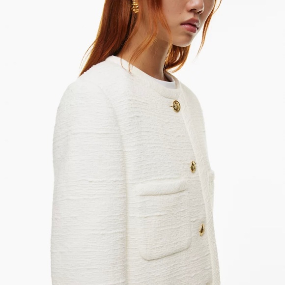 Aritzia Celebration Lady Tweed Jacket - Picture 2 of 10
